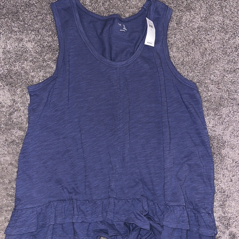 Gary factory ruffled tee